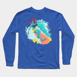 Summer Undyne from Undertale T-Shirt Long Sleeve T-Shirt